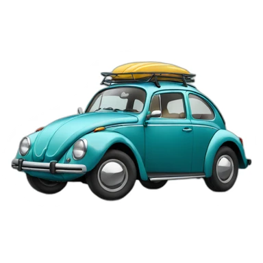 vw beetle sticker