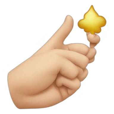 Signe jul avec les main sticker