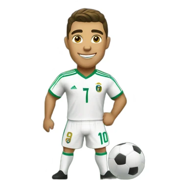 Ronaldo sur chevre sticker