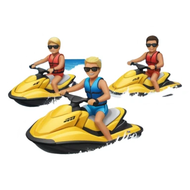 jet ski riders sticker