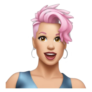 The singer P!nk do 🤘🏼 sticker