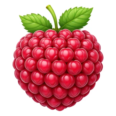 A raspberry sticker