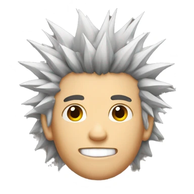 Guy with urnspiky Hair sticker
