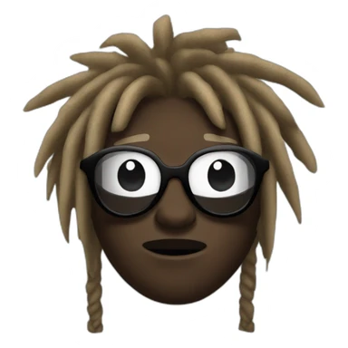 black dave strider with dreadlocks sticker