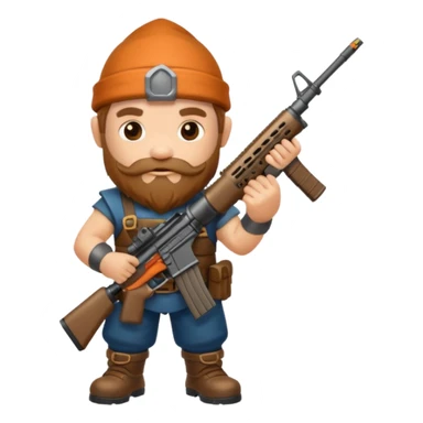 Call of duty dwarf ar-15 sticker