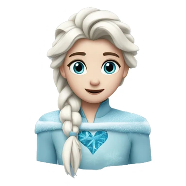 frozen break heart  sticker