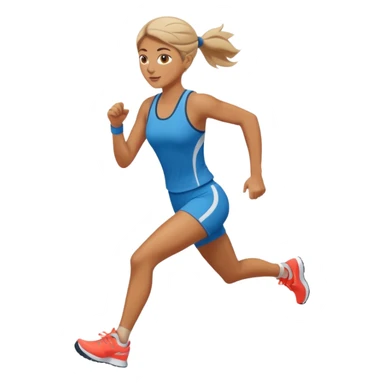 mulher correndo sticker