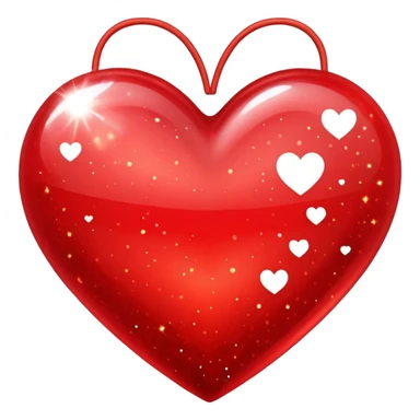Cœur scintillant  sticker