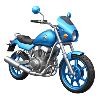 Moto SBR azul sticker