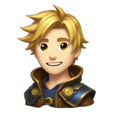 ezreal-face-league-of-legends sticker