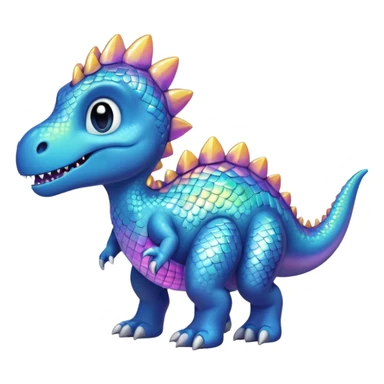 little celestial dinosaur sticker