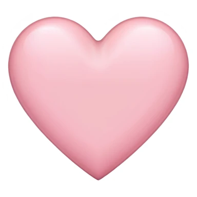 A light pink heart sticker