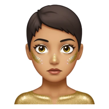 Glitter killer sticker