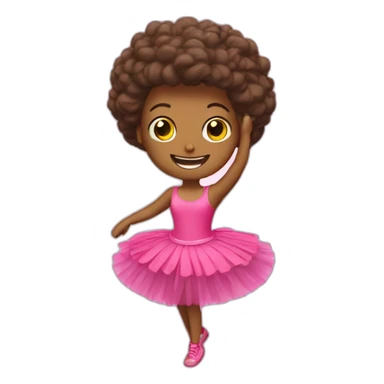 Chat qui danse avec un tutu sticker
