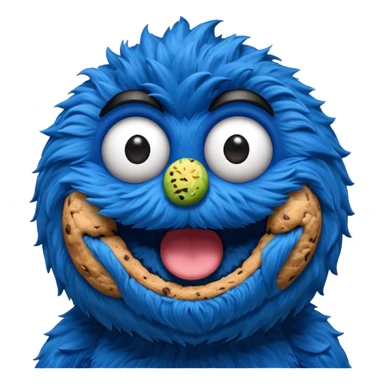 coockie monster sticker