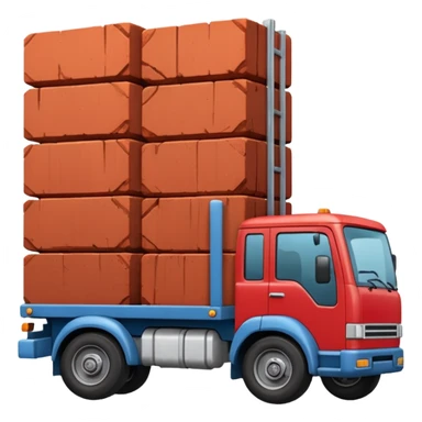 A truckload of bricks sticker