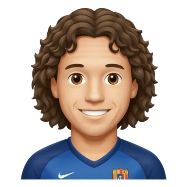 carles puyol football player sticker