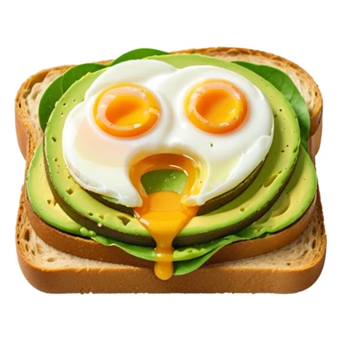 Avocado toast sticker