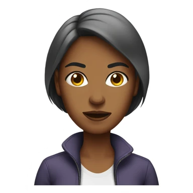 Woman with attitude  sticker