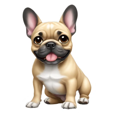 French bulldog  sticker