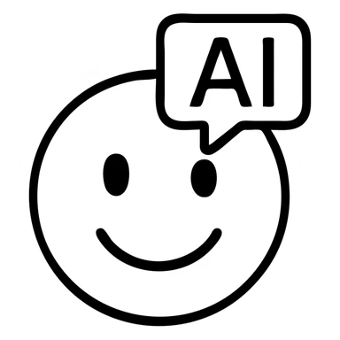 AI feature indicator emoji sticker