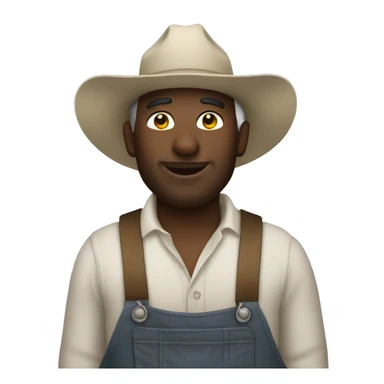  cotton pickin farmer sticker
