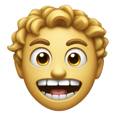 A creepy smile that looks like it’ll kill you  sticker