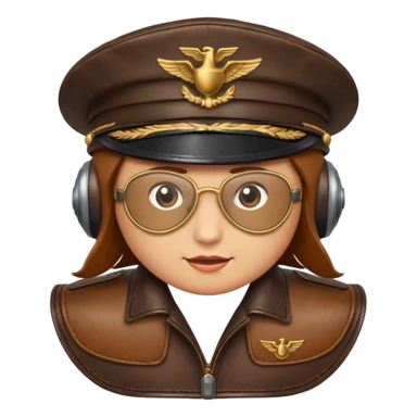 pilot hat sticker