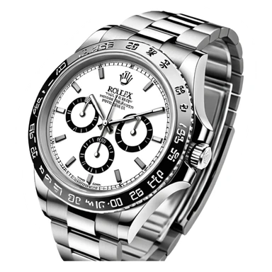 Rolex white and black watch sticker