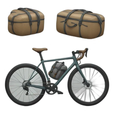 Bike packing bike sticker