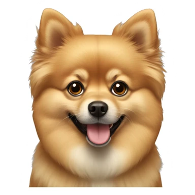 pomeranian-spitz mix sticker