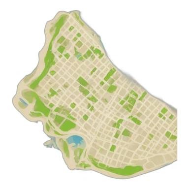 Map of Seattle sticker