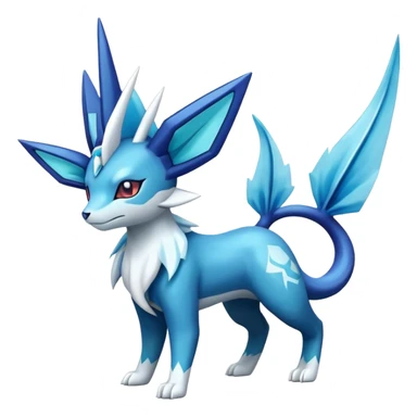 Shiny Cobalion-Suicune-Vaporeon-fakemon (full body) sticker