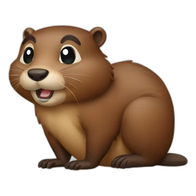 beaver sticker