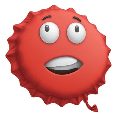 red whoopee cushion sticker