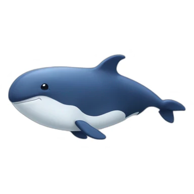 cœur dessus baleine sticker