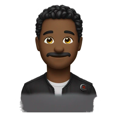 🙂‍↔️🖤 sticker