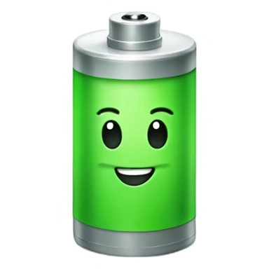 Happy Green battery sticker