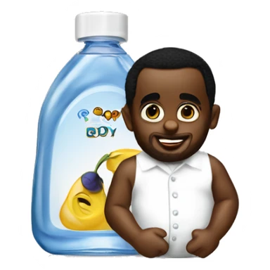 P diddy advertising baby oil sticker