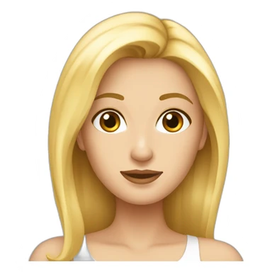 Une jolie blonde qui pète sticker