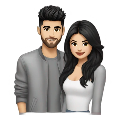 selena gomez and zayn sticker