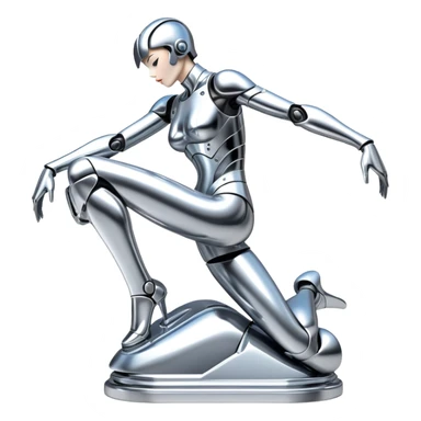 sorayama mechanical statue  sticker