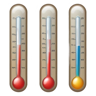 Children's thermometer sticker