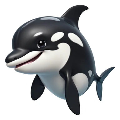 cinematic-comical-orca-portrait-emoji,-head-tilted-dramatically-with-an-exaggeratedly-shocked-expression,-featuring-a-sleek-black-and-white-body-with-wide,-comically-expressive-eyes-full-of-playful-disbelief-and-animated-flippers,-simple sticker