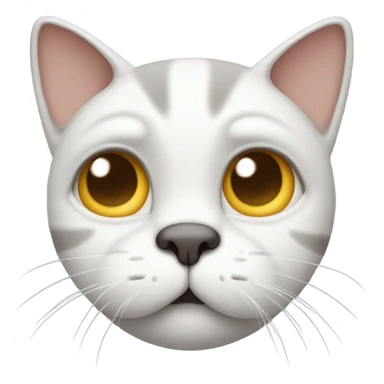 Sad cat emoji  sticker