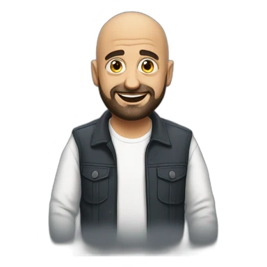 Cyril Hanouna Bald sticker