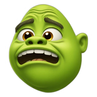 Shreck fart sticker