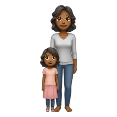 madre e hija sticker