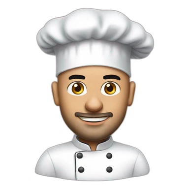 Pep Guardiola wears chef hat sticker