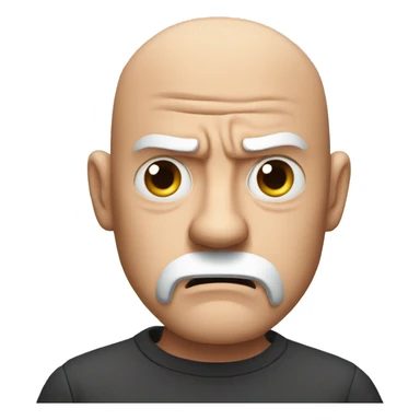 grouchy angry grumpy dave ramsey sticker